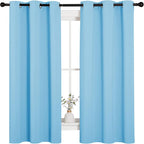 NICETOWN Light Blue Curtains for Nursery, Thermal Insulated Grommet Room - Image 2