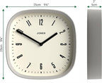 JONES CLOCKS® Marvel wall Clock | Modern Retro Rounded Square Clock | 10 inch | - Image 4