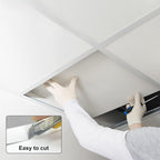 Smooth White Drop Ceiling Tile 2ft x 2ft, Ceiling Panel 24 x 24in – Waterproof - Image 8