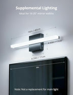 Combuh Modern Bathroom Light Fixtures Above Mirror Small Vanity Lighting Bar - Image 6