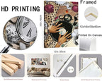 Fashion Cheetah Wall Art Set of 3 Leopard Wall Decor Pictures Lucky 8 Ball - Image 3