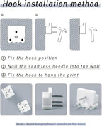KISSFOX 3 Piece Framed Wall Art Botanical Wall Decor Pink Flower Pictures - Image 7