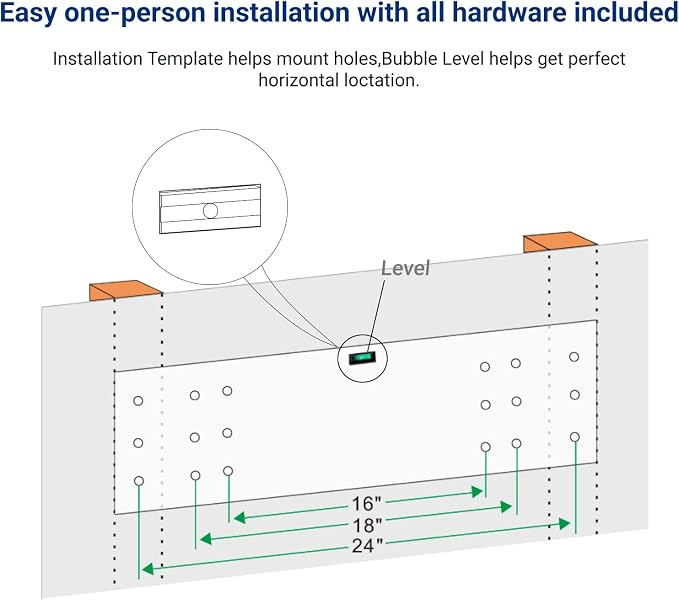 FLEXIMOUNTS 1x3ft Garage Shelving Wall-Mounted, Holds Up to 150 lbs, Garage - Image 7