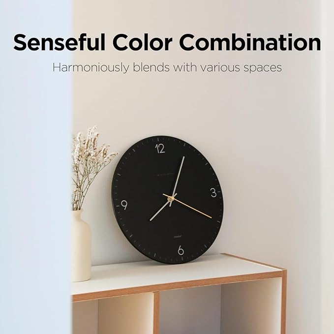 mooas Flatwood Wall Clock - Image 3