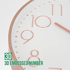 Wall Clock Non-Ticking Silent Modern Simple Style Round Decor Clock - Image 6