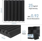 GUERRI 12 Pack Sound Proof Foam Panels - Image 2