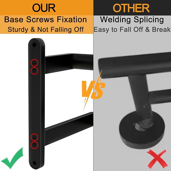 Double Towel Bar, 24Inch Towel Rack - Image 3