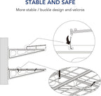 FLEXIMOUNTS Garage Wall Shelving, 1x4 ft, Includes 6 Bike Hooks, Wall Shelf - Image 6