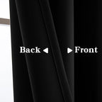 IGEMAEVE Black Curtains for Living Room, Custom Curtains Blackout Thermal - Image 3