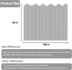 Room Divider Blackout Curtain Track Curtains Wall Dividers Panels Screen - Image 2