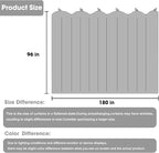 Room Divider Blackout Curtain Track Curtains Wall Dividers Panels Screen - Image 6
