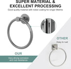 SetSail Towel Holder for Bathroom Wall Mounted Screw-in Towel Ring Stainless - Image 4