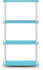 Furinno Turn-N-Tube 4-Tier Multipurpose Shelf Display Rack, Round Tubes - Image 8