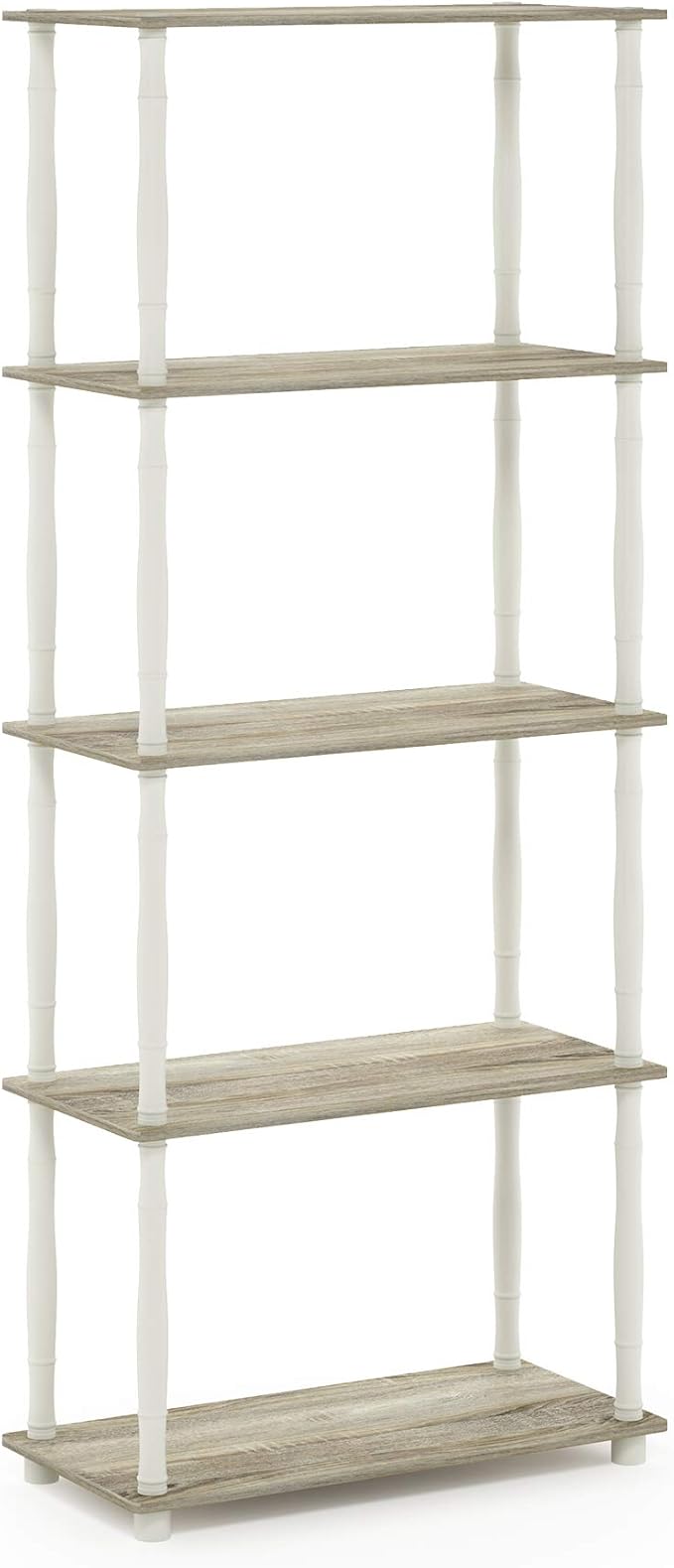 Furinno Turn-N-Tube 5-Tier Multipurpose Shelf / Display Rack / Storage Shelf / by Furinno-FitsYourSpaceFitsYourBudget