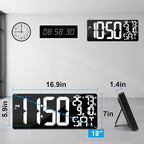18 Inch Oversized Digital Wall Clock - Image 6
