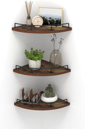 HORLIMER Floating Corner Shelf Wall Mount, Living Room by HORLIMER