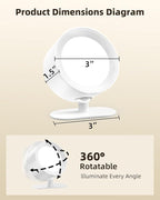 LED Wall Mounted Lights, Rechargeable Wall Sconces Lamp, 3 Color Temps & Remote - Image 8