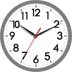 AKCISOT Wall Clock 8 Inch Silent Non-Ticking Modern Clocks Battery Operated by Akcisot