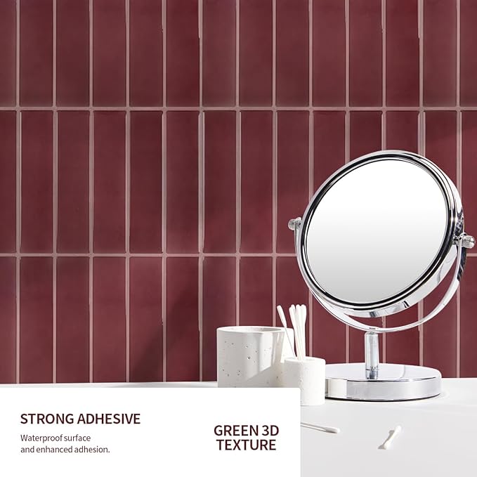Peel and Stick Backsplash 3D Wall Tiles, Self-Adhesive, Oil Proof, Waterproof - Image 3