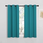 NICETOWN Room Darkening Curtains 45 inch Length 2 Panels, Thermal Insulated by NICETOWN