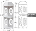J JINXIAMU Corner Shelf Stand, Storage Organizer Great - Image 2