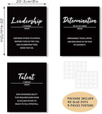 Outus 9 Pieces Inspirational Phrases Posters Wall Decor Motivational Sayings - Image 2