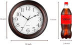KECYET 12 Inch Wall Clocks Battery Operated Silent Non-Ticking Wall Clock - Image 4