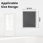 Magic Tape Stick On Curtains Window Shades Pull Down Blackout Window Cover - Image 7