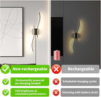 Daunton Modern Plug in Wall Sconce Set of 2, 3CCT Adjustable & Memory Function - Image 3