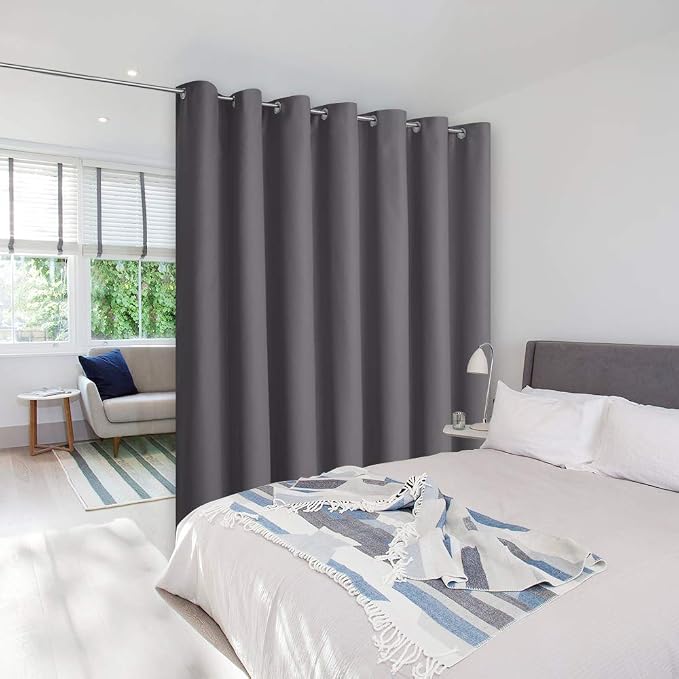 NICETOWN Privacy Room Divider Curtain Screen Partitions, Closet Door Curtain by NICETOWN