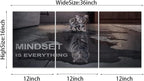 Mindset is Everything Motivational Wall Art, KAWAHONE Inspirational - Image 2