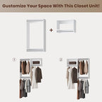 ROOMTEC Modular Closet System, Wooden Tower - Image 7