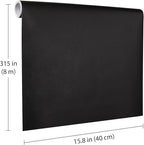 Black Peel and Stick Wallpaper, 15.7 X 315 inches Renter Friendly Wallpaper - Image 5