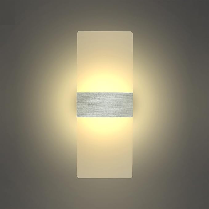 KICAAO Modern Wall Sconces, Led Wall Light 10w, Wall Sconce Up Downlight - Image 2