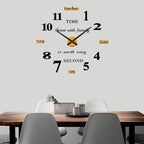 VANGOLD Giant Wall Clock for Living Room Decor, Decorative Wall Clocks Battery - Image 8