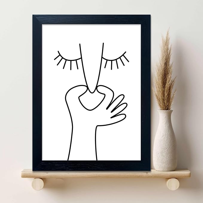 Funny Bathroom Wall Decor Black and White Bathroom Wall Art Framed Toliet Art - Image 9