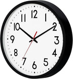 HZDHCLH Wall Clock Black, Silent Wall Clocks Battery Operated 12 Inch Modern - Image 7