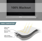 Cordless Roller Shades Blackout Blinds - Image 4
