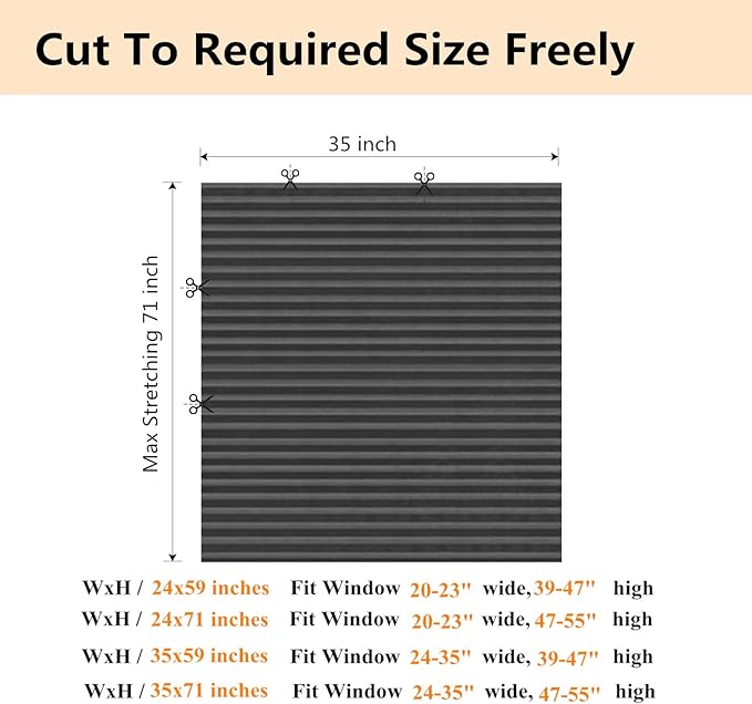 Window Blinds Cordless Blackout No Drill Cut to Size Clip On Stick On Self - Image 6
