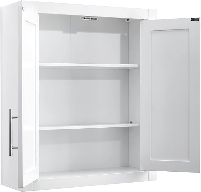 Crosley Furniture Savannah Wall Mounted Bathroom Storage Medicine Cabinet - Image 5