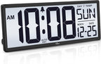 WallarGe Backlight Digital Wall Clock Battery Operated - by WallarGe
