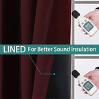 Yakamok 84 Inch Long 100% Blackout Curtains - Image 4