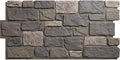 EverStone Cobblestone Faux Stone Panel, Midnight Granite Color by EkenaMillwork