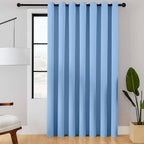 ChrisDowa Room Divider Curtain 90 Inches Long, Wide Blackout Sliding Door by ChrisDowa