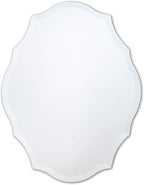 Better Bevel Frameless Oval Mirror | 23.5" x 30.5" Bathroom Wall Mirror - Image 2