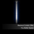 LEMOMO Royal Blue Blackout Curtains 66 x 63 Inch Length/Set of 2 Curtain - Image 3