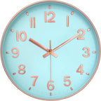 Wall Clocks Battery Operated, 12 Inch Non Ticking Digital Wall Clock, Silent by MABPEDO