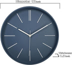 zyzamay Modern Wall Clock, 12 Inch Round Bright Colorful 3D Wall Clocks - Image 7