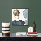 TANONE Dark Green Contact Paper Peel and Stick, Grasscloth Wallpaper Self - Image 5
