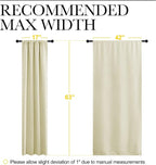 NICETOWN Blackout Curtains for Living Curtains, Room Darkening Window Curtain - Image 3